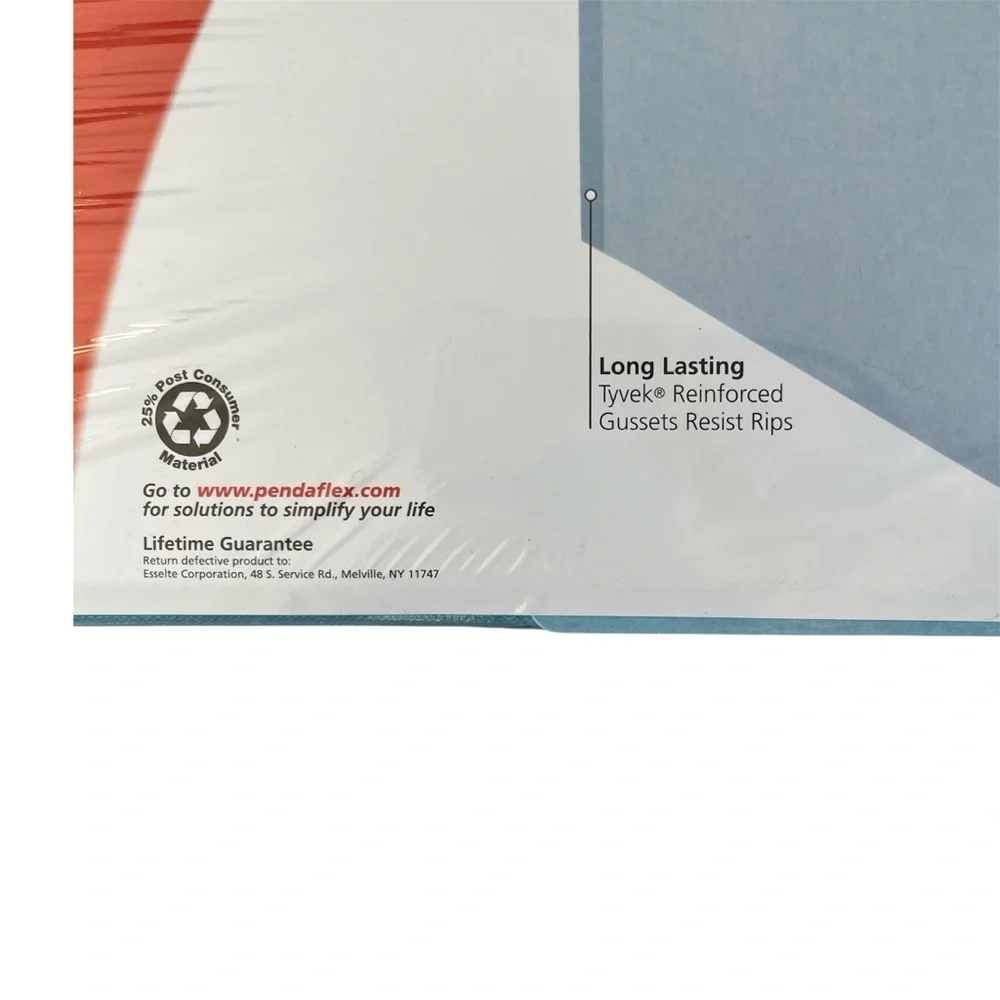 NEW Pendaflex Blue Classification Folders 6 Sections Legal Size 2 Dividers